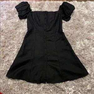 Mini black dress